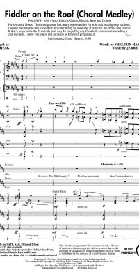 Fiddler on the Roof (SATB)