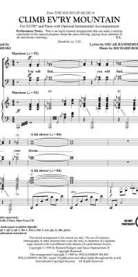 Richard Rodgers: Climb  ev'ry mountain (Showtrax)