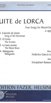 Einojuhani Rautavaara_Federíco García Lorca: Suite de Lorca (Collection) (SATB)