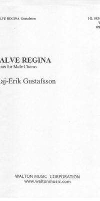 Kaj-Erik Gustafsson: Salve Regina (TTBB a cappella)