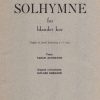 Vagn Holmboe_fuerao Achnaton: Solhymne (SATB)