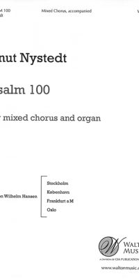 Knut Nystedt: Psalm 100 (SATB)