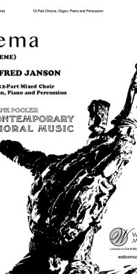 Alfred Janson: Tema (SATB)