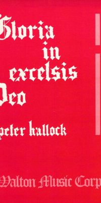 Peter Hallock: Gloria in Excelsis Deo (SATB)
