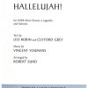 Leo Robin_Cliffuerd Grey: Hallelujah! (SATB)