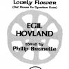 Egil Hovland: I Know of a Lovely Flower (SATB a Cappella)