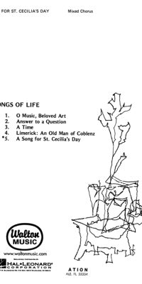 Theron Kirk: A Song fuer St. Cecilia's Day (SATB a Cappella)