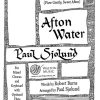 Afton Water (No. 1 from Scottish Folk Song Suite) (SATB)