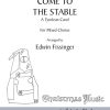 Come to the Stable (SATB a Cappella)