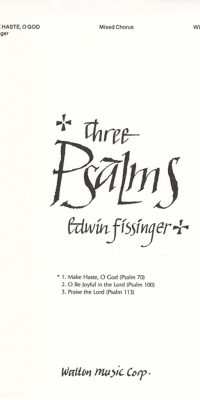 Edwin Fissinger: Make Haste, O God (SATB)
