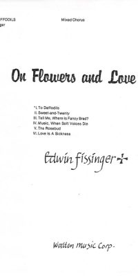 Edwin Fissinger: To Daffodils (SATB)