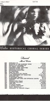 Claudio Monteverdi: Holy, Holy, Holy (SATB)