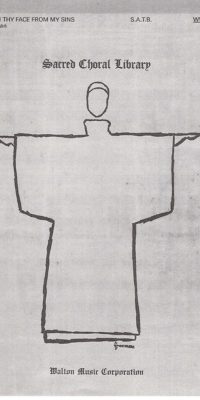 Sullivan: Turn Thy Face from My Sins (SATB)