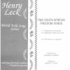 Two South African Freedom Songs (SATB a Cappella)