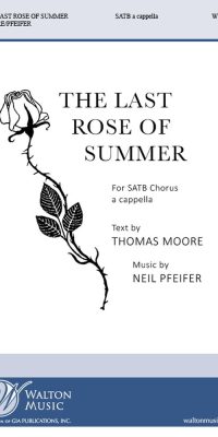 The last rose of summer (SATB)