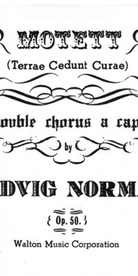 Ludvig Norman: Motett (SATB Double Choir)