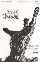 Michael Hennagin: Four Responses (Collection) (Unison)