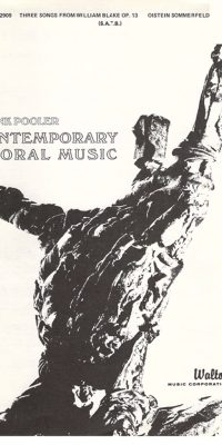 Eistein Sommerfeldt: Three Songs from William Blake (Collection) (SATB a Cappella)