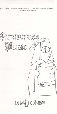 Merry Christmas One and All (2-part Vocal)