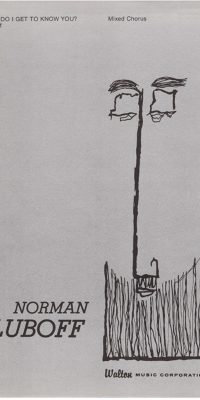 Norman Luboff: How Do I Get to Know You? (SATB)