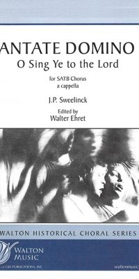 Sweelinck: Cantate Domino (SSATB a cappella)