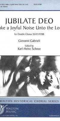 Gabrieli: Jubilate Deo (SATB Double Choir)