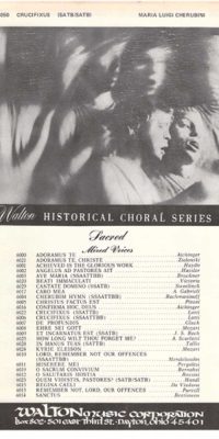 Cherubini: Crucifixus (SATB Double Choir)