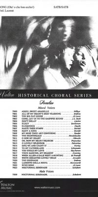 Orlando di Lasso: Echo Song (SATB Double Choir)