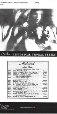 Orlando di Lasso: O Eyes of My Beloved (SATB a Cappella)