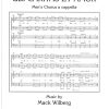 Ubi Caritas et Amor (Choral)