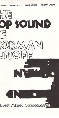 He Sees It All (SATB)