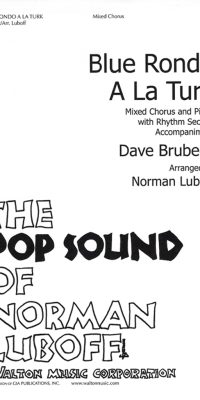 Dave Brubeck: Blue Rondo a La Turk (SATB)