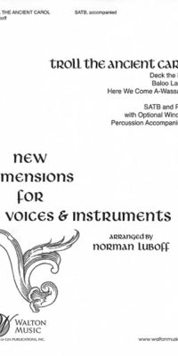 Troll the Ancient Carol (Medley) (Instrumental parts)