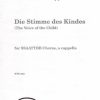 Die Stimme Des Kindes (the Voice Of The Child) (SSAATTBB A Cappella)