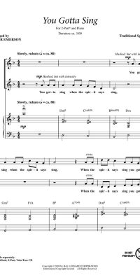 You Gotta Sing