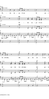 Cesar Franck: Panis Angelicus (SSA)