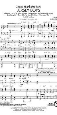 Jersey Boys Choral Highlights