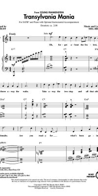 Transylvania Mania from Young Frankenstein