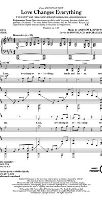 Andrew Lloyd Webber: Love Changes Everything (Showtrax)