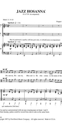 Jazz Honna! , (SATB)