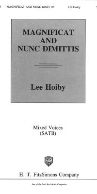 Magnificat and Nunc Dimittis (SATB)