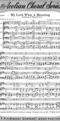 My Lord, What a Mourning (SATB)