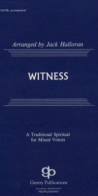 Witness (SATB)
