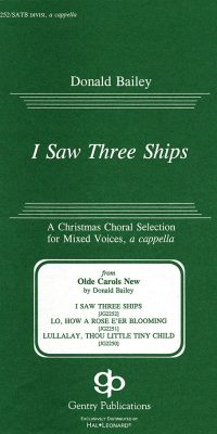 I W Three Ships (SATB)