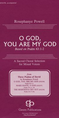 O God, You Are My God (SATB)