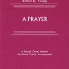 A Prayer (SATB)