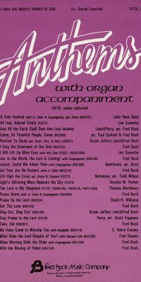 I Sing The Mighty Power Of God (SATB)