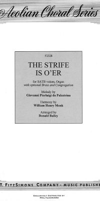 The Rife Is Over (SATB)
