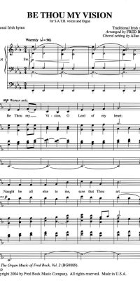 Be Thou My Vision (SATB)