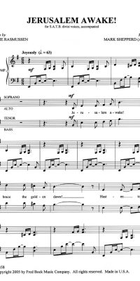 Jerulem Awake! (SATB)